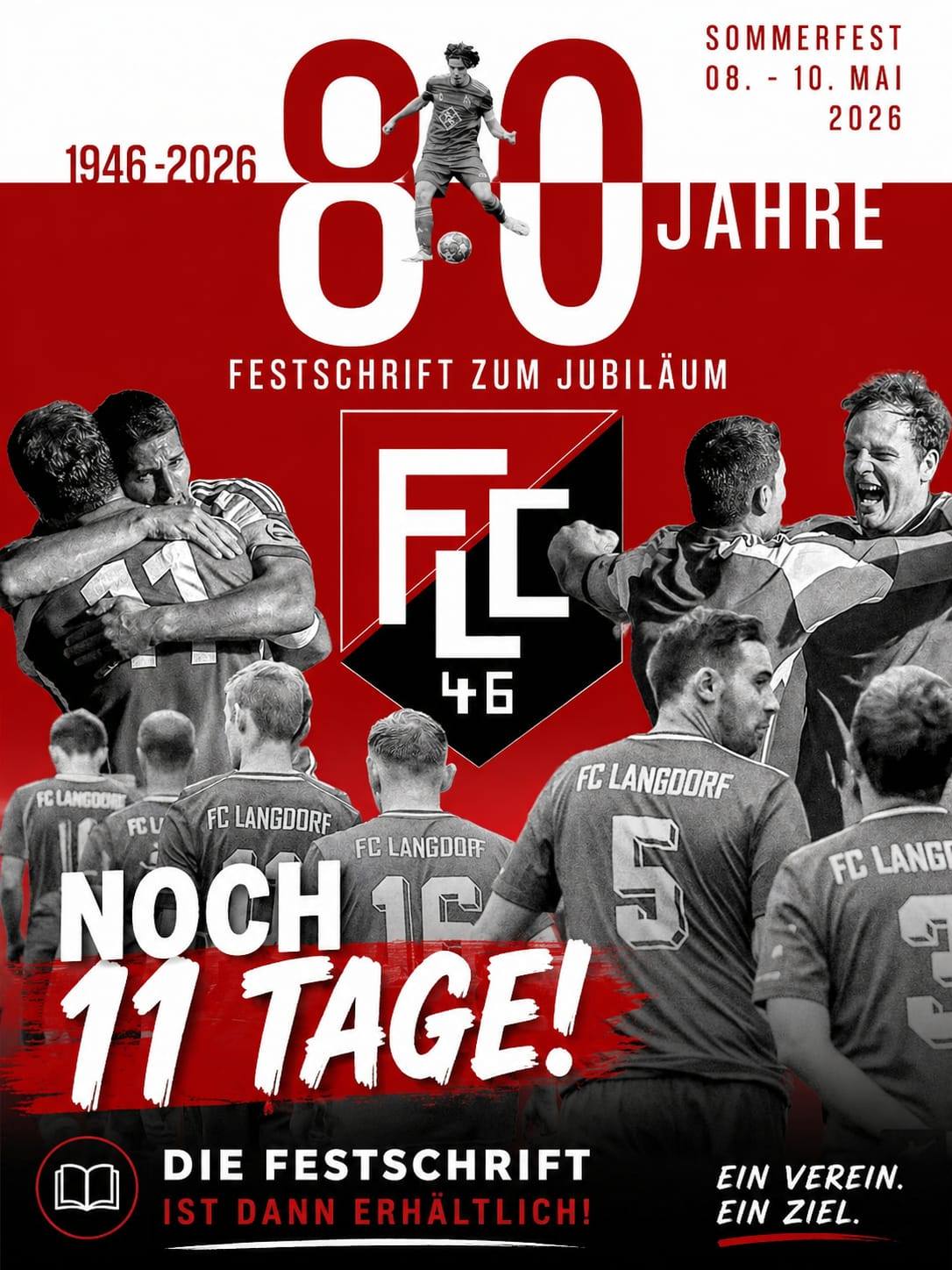 Jubiläumsgrafik 80 Jahre FC Langdorf